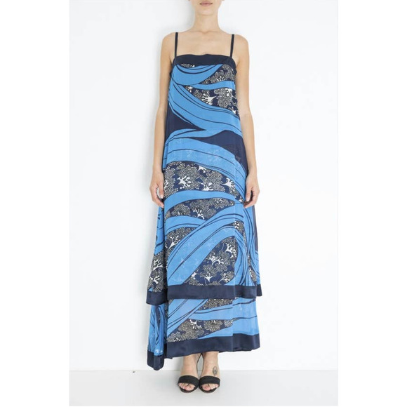 Warm Dresses & Skirts - Warm Carolyn Dress Wacky Wave Blue Sz 0